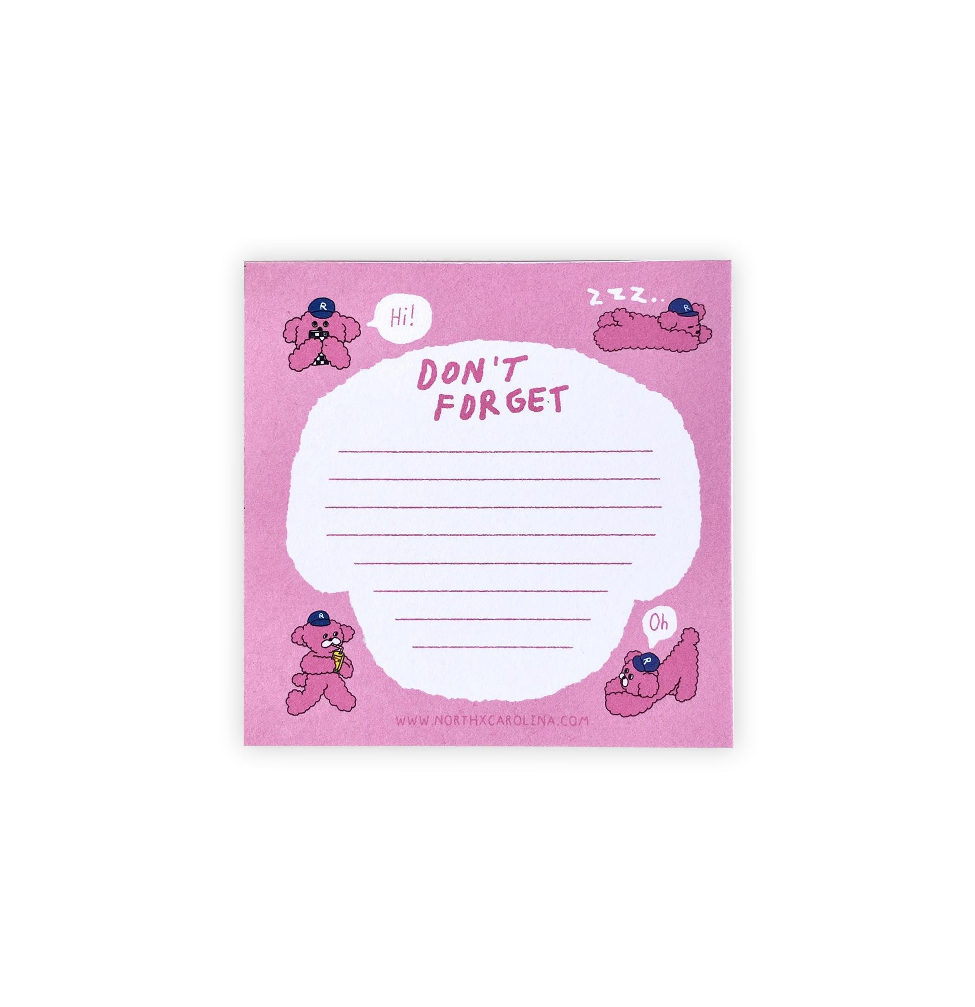 Блок для заметок \ Don't Forget