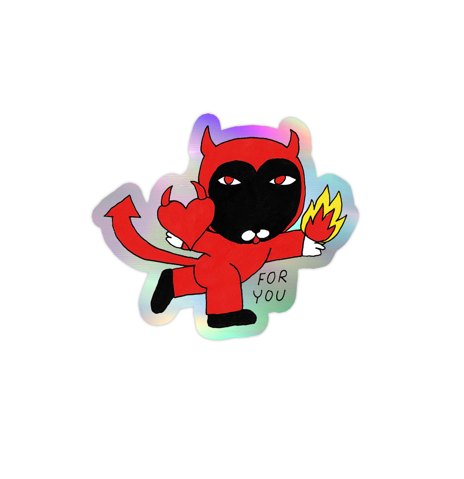 Стикер Devil Cat