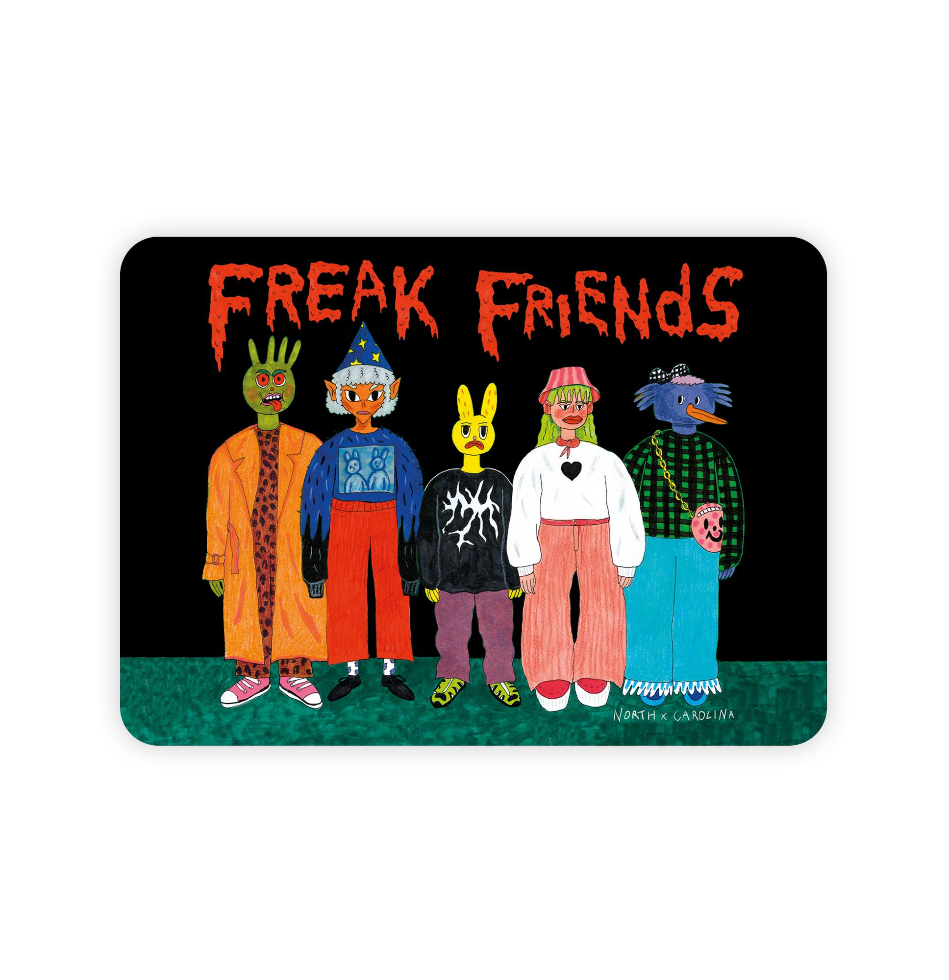 Открытка / Freak Friends blck