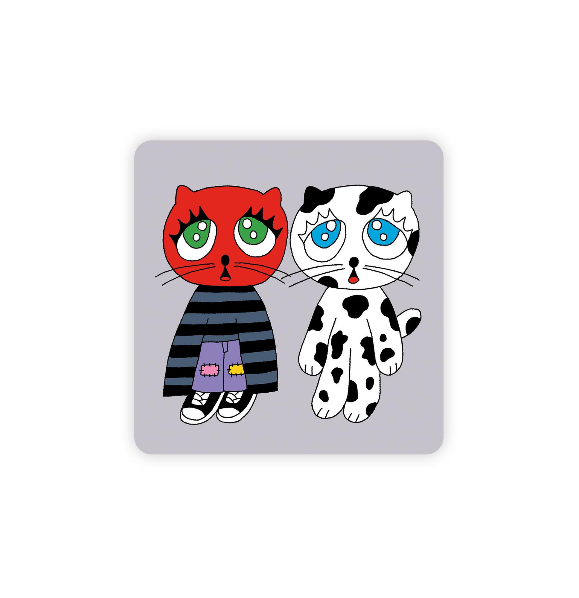 Открытка / Kittens / Grey