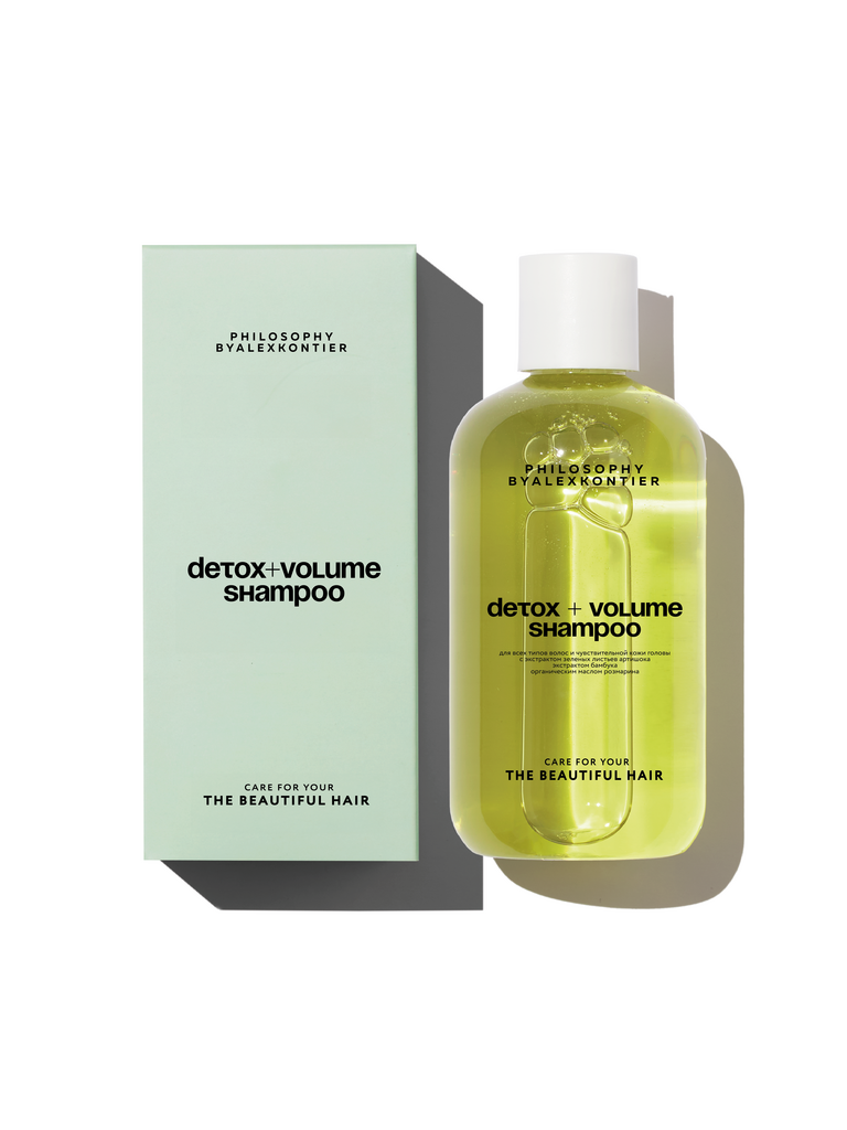 {DETOX + VOLUME SHAMPOO} Хелатирующий шампунь для объема волос и чувствительной кожи головы