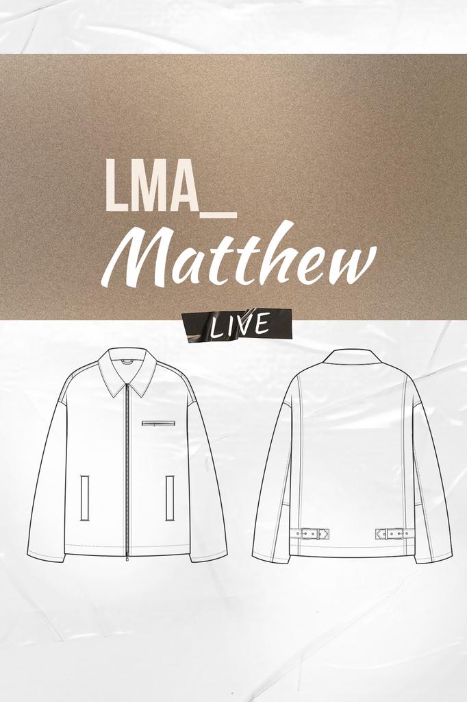 Выкройка Куртки Matthew с видео пошивом, в формате live