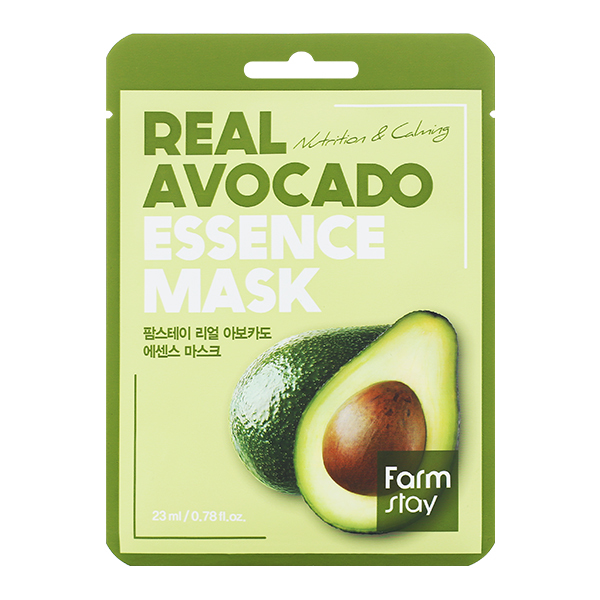 FarmStay Real Avocado Essence Mask Тканевая маска с авокадо