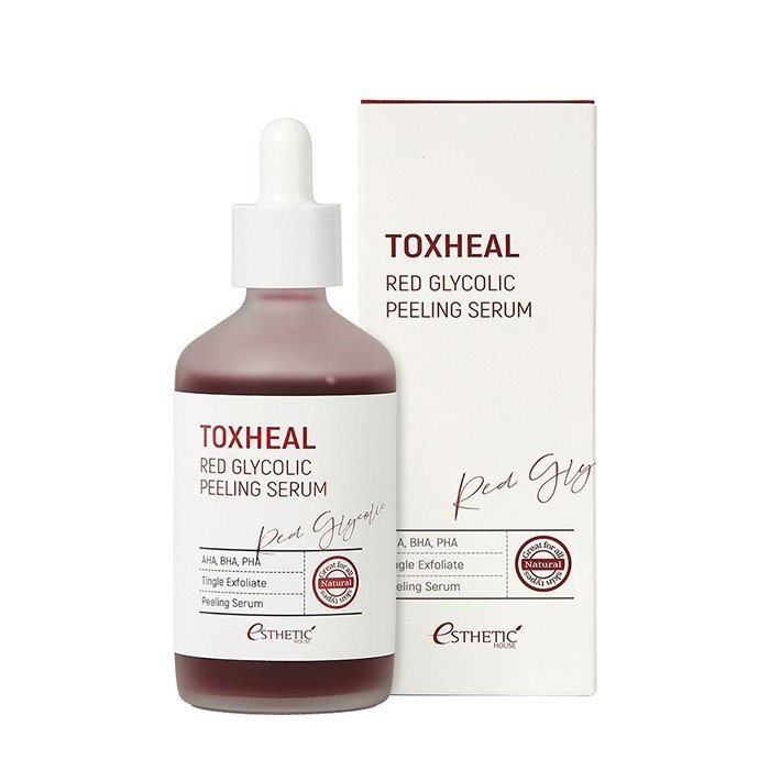 Тингл-сыворотка с гликолевой кислотой Esthetic House Toxheal Red Glycolic Peeling Serum, 100 мл