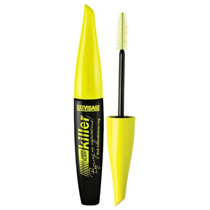 LUXVISAGE ТУШЬ ДЛЯ РЕСНИЦ KILLER DEEP BLACK