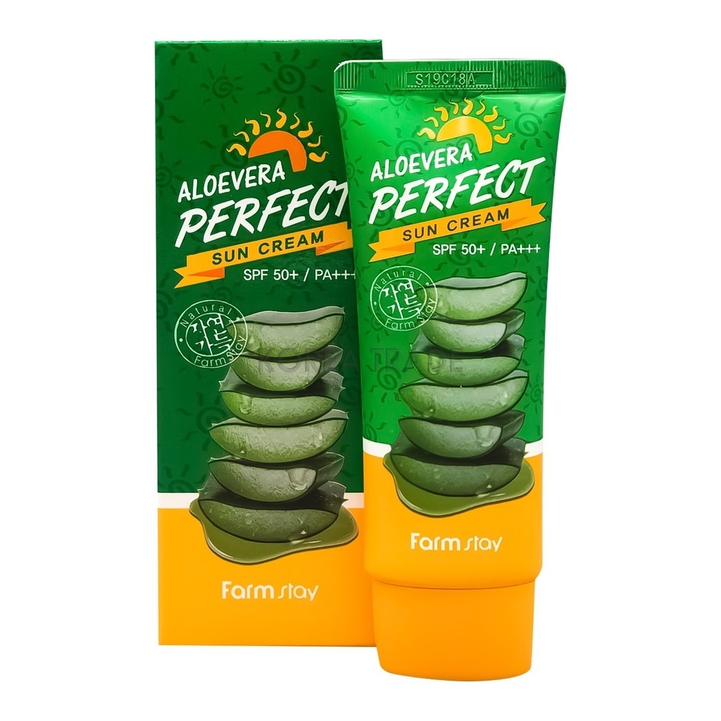 Farm Stay - Крем солнцезащитный "AloeVera Perfect" SPF50+, 70гр