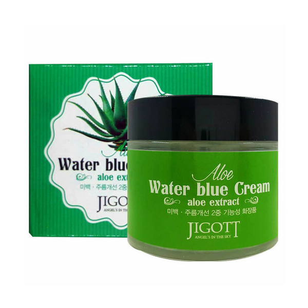 JIGOTT Aloe Water Blue Cream Увлажняющий крем с алоэ