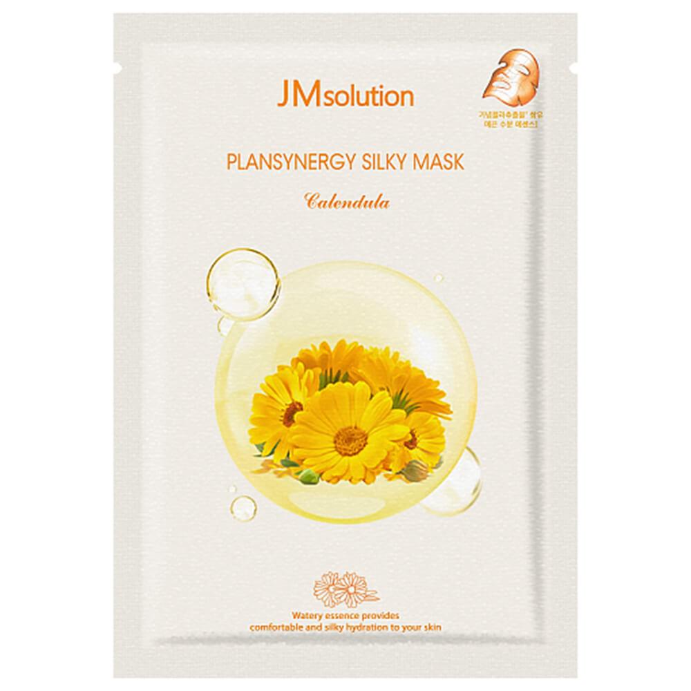 Успокаивающая тканевая маска с календулой JMsolution Plansynergy Silky Mask Calendula