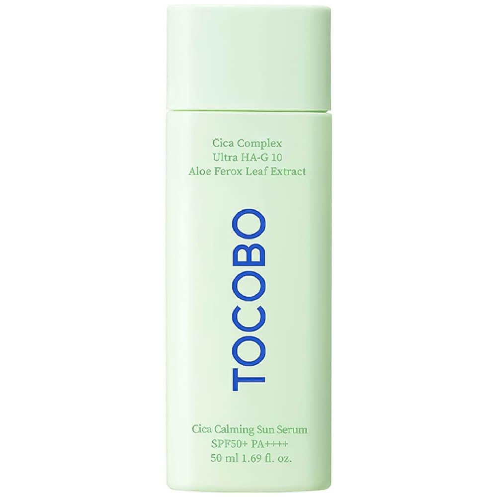 Успокаивающая солнцезащитная сыворотка Tocobo Cica Calming Sun Serum SPF50+ PA++++