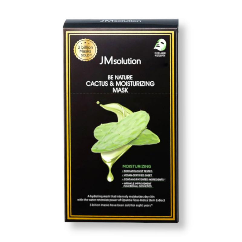 JMsolution Тканевая маска для лица с экстрактом кактуса Be Nature Cactus & Moisturizing Mask