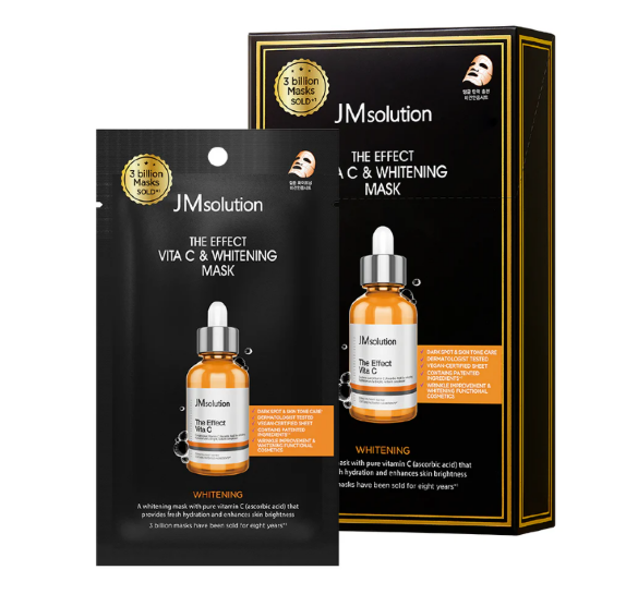 JMsolution Маска-салфетка The Effect с витамином С Vita C & Whitening Mask