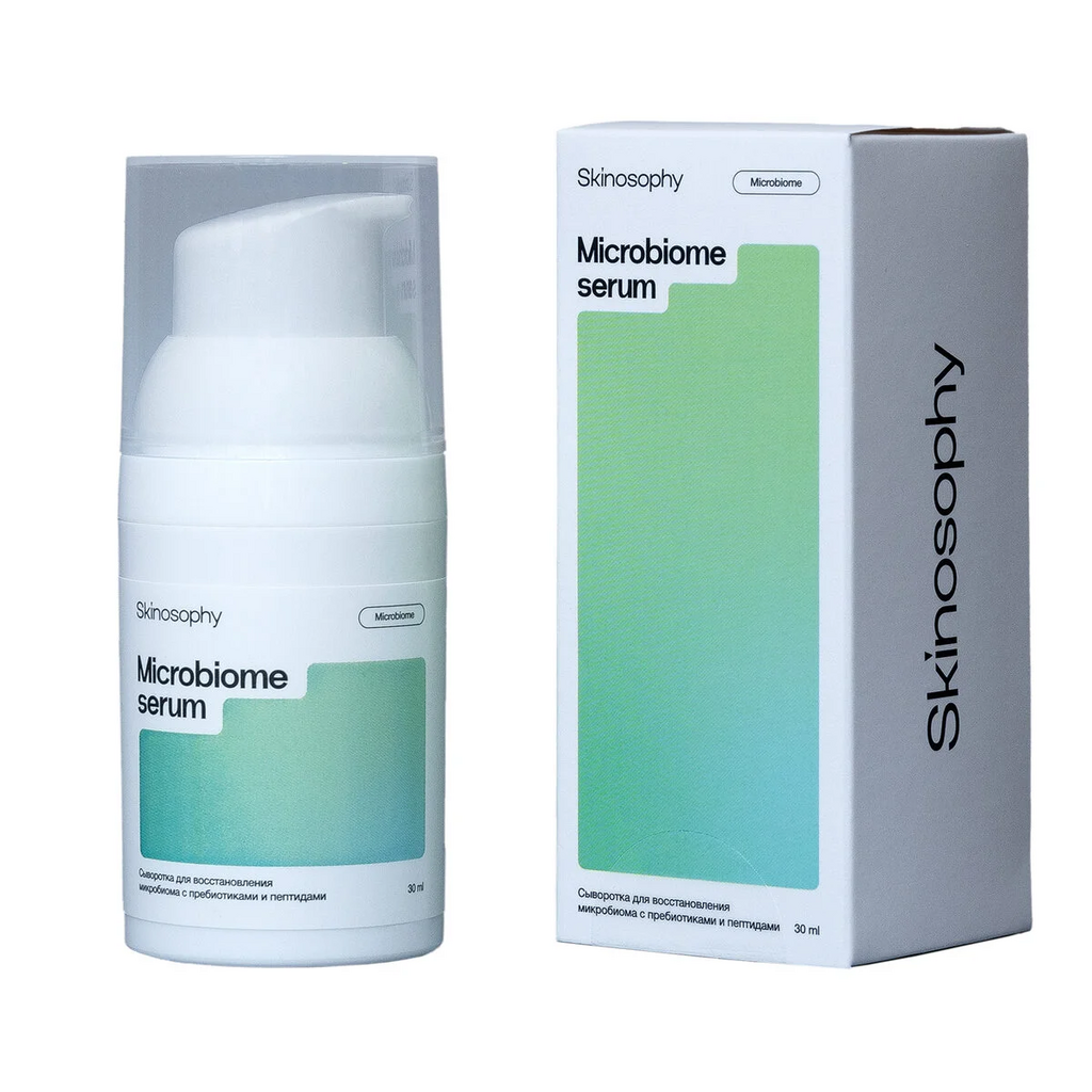 Сыворотка для восстановления микробиома с пробиотиками и пептидами Skinosophy 30 мл