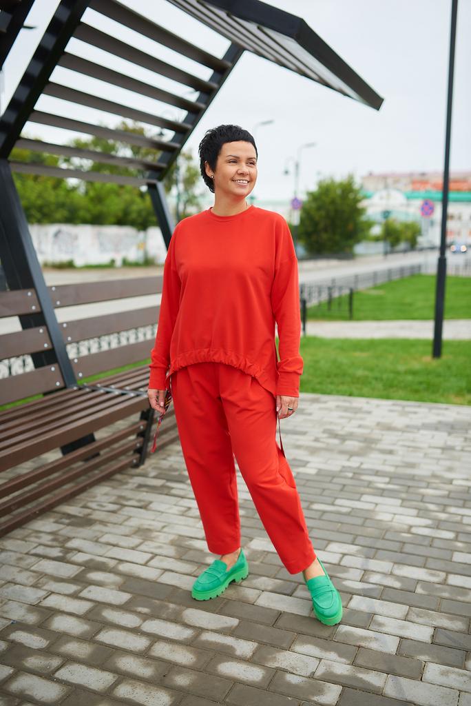 Трикотажные  брюки-слоучи