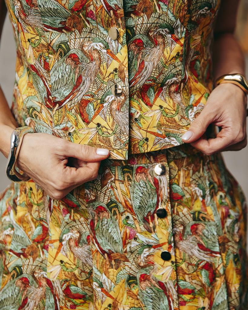 Топ с принтом