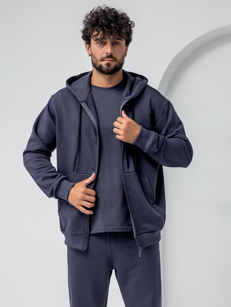 Худи ZIP MEN Графит