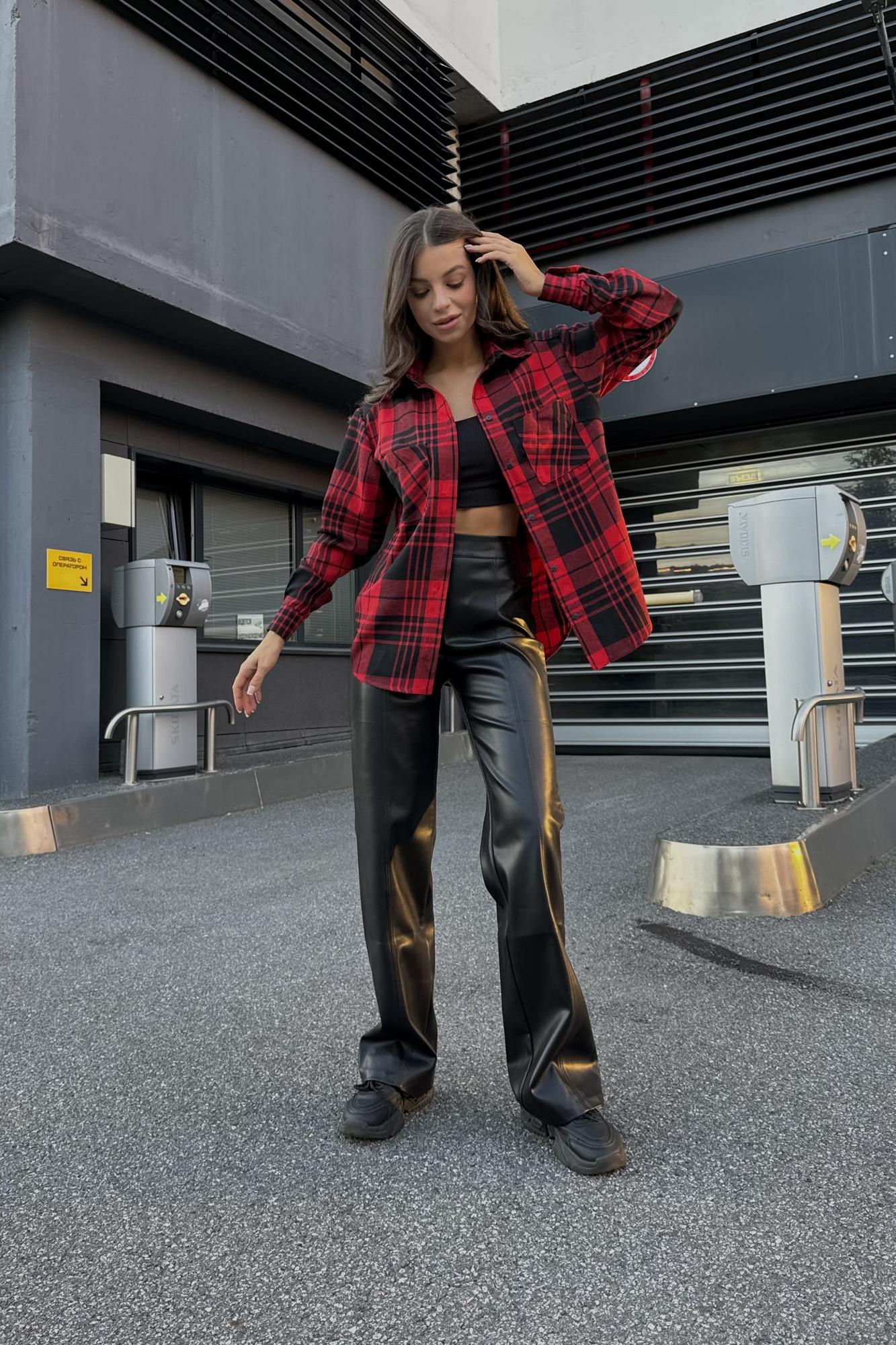 Рубашка PLAID Красный/Черный