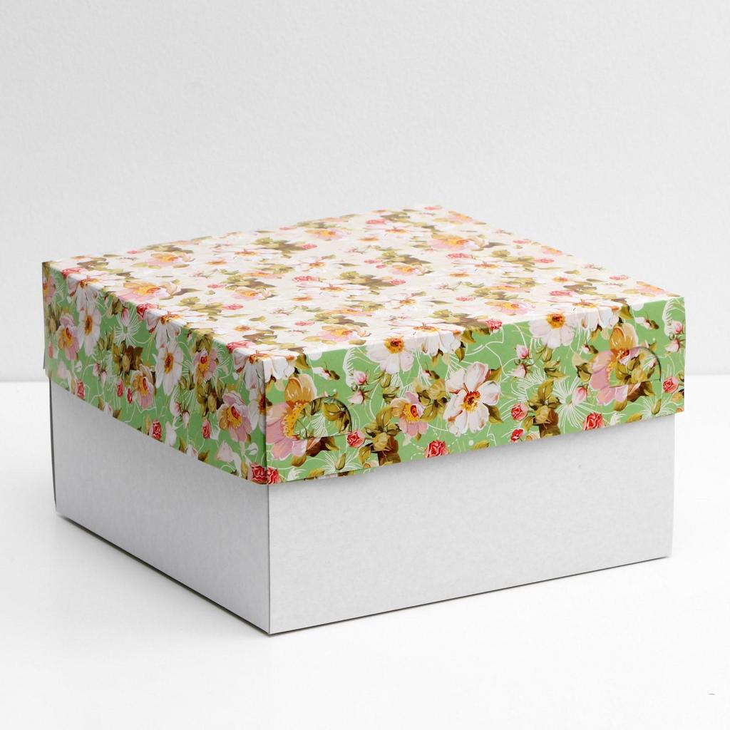 Коробка для торта "Цветы"