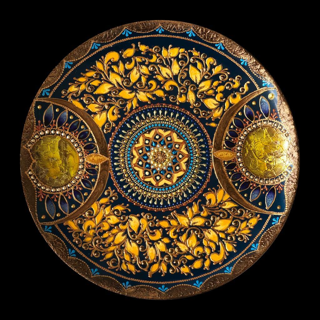 Тарелка декоративная Solar eclipse