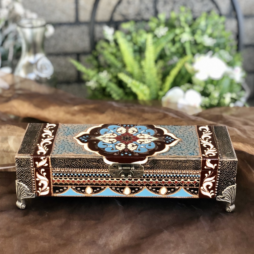 Шкатулка декоративная Chocolate blues