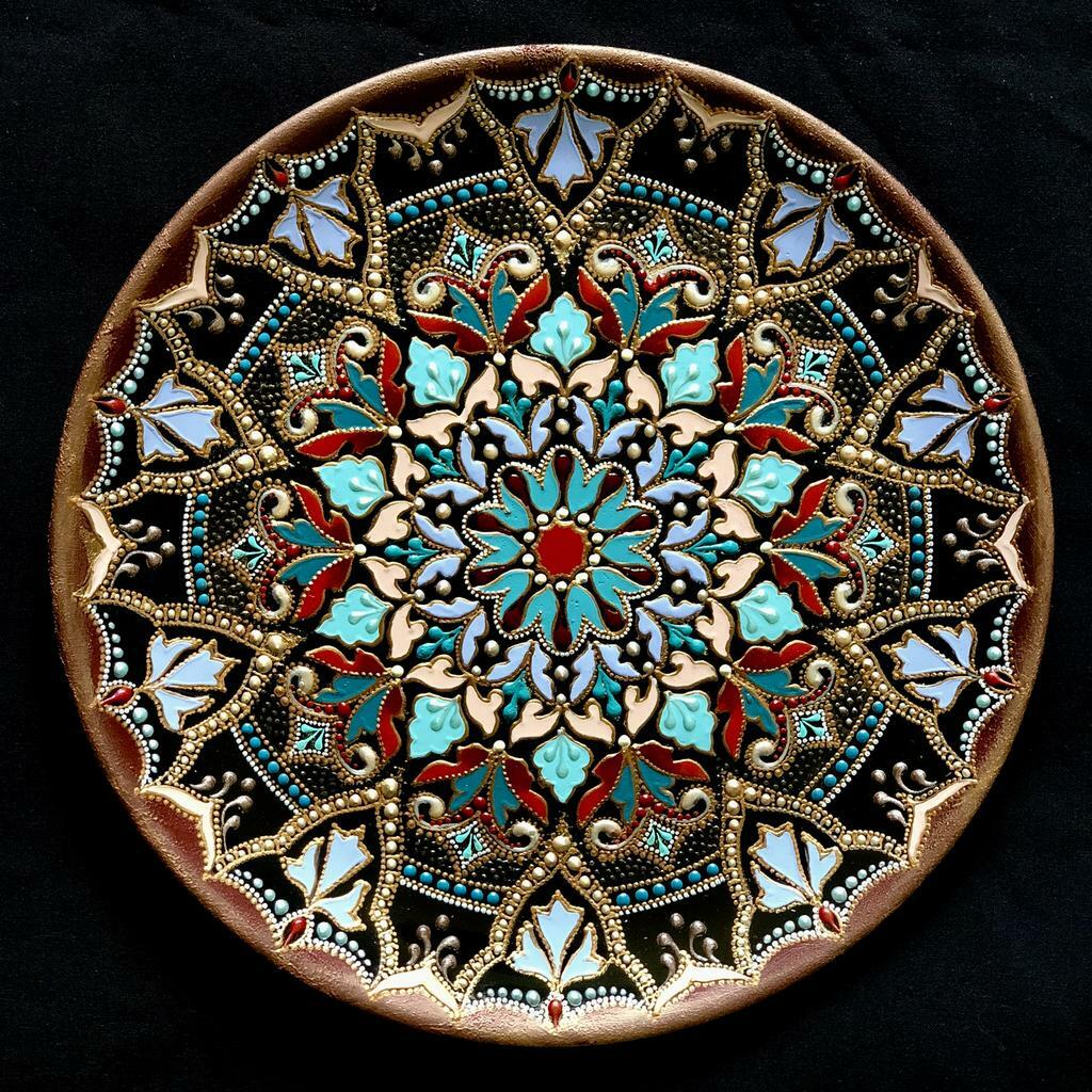 Тарелка декоративная Fireworks