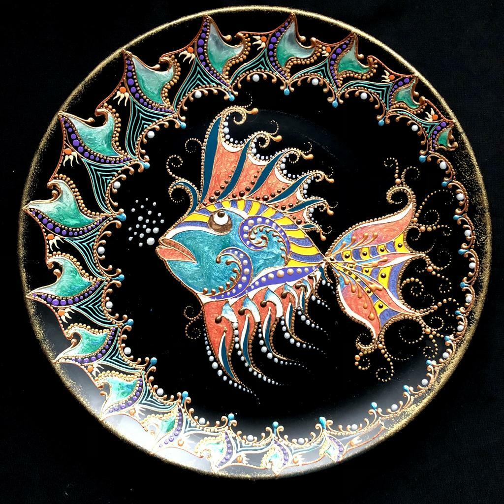 Тарелка декоративная On the waves