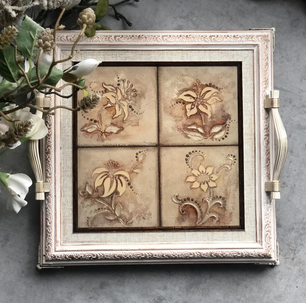 Поднос  Beige garden 2