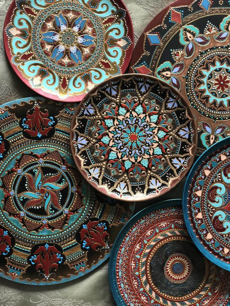 Комплект тарелок Fireworks