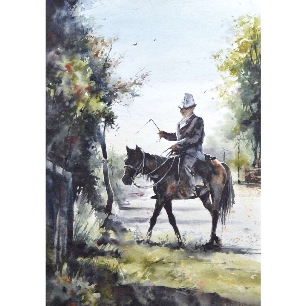 Картина “Horse riding”