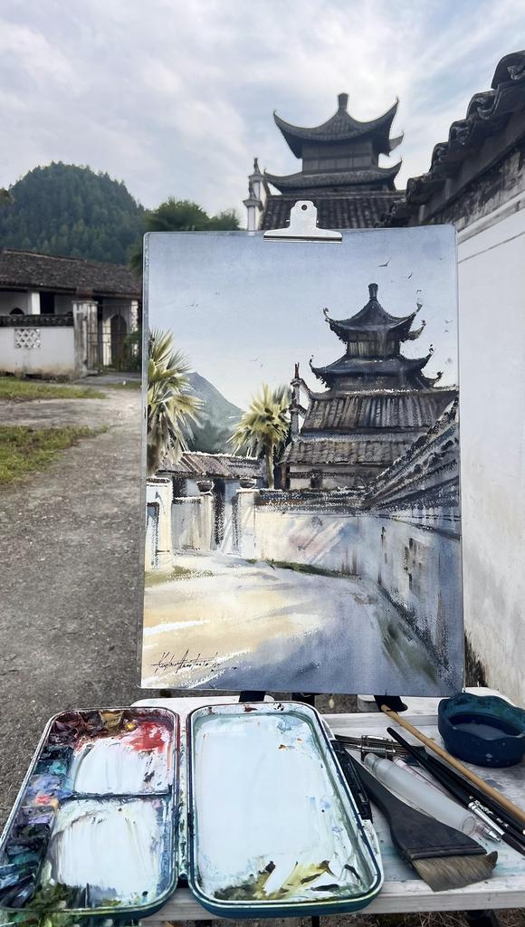 Картина  "Xidi. Китай”