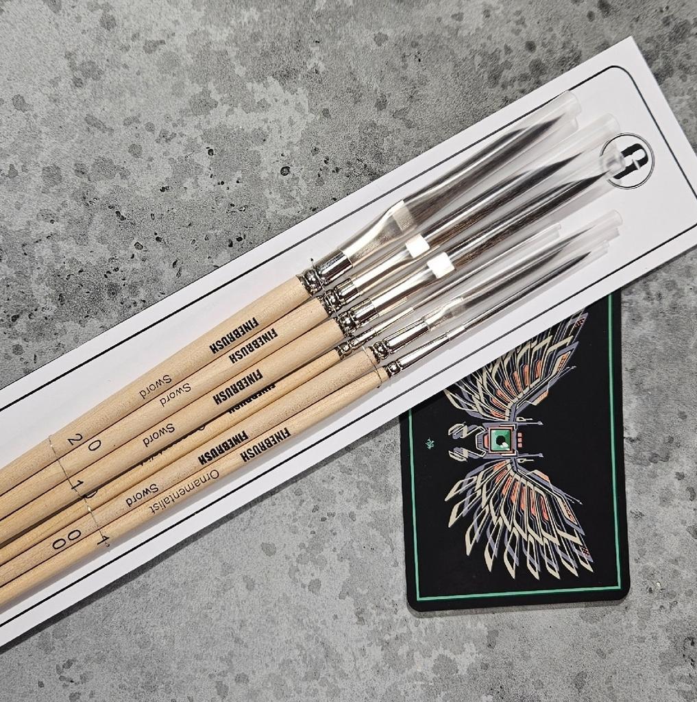 Set of brushes "Pinstripe"