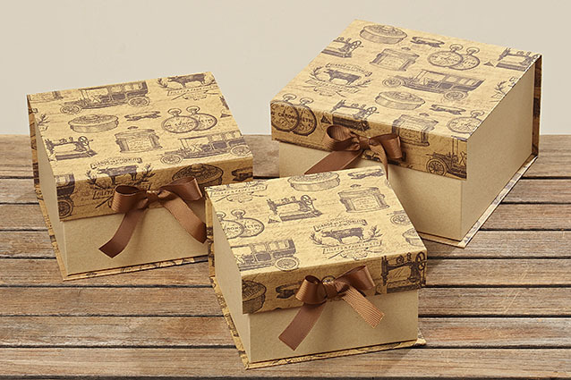 Декоративные коробки "Марсель", 3 размера