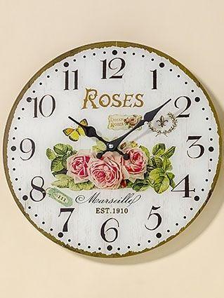 Часы настенные "Розы"