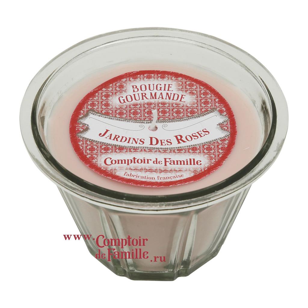 Ароматическая свеча "Розовый сад"