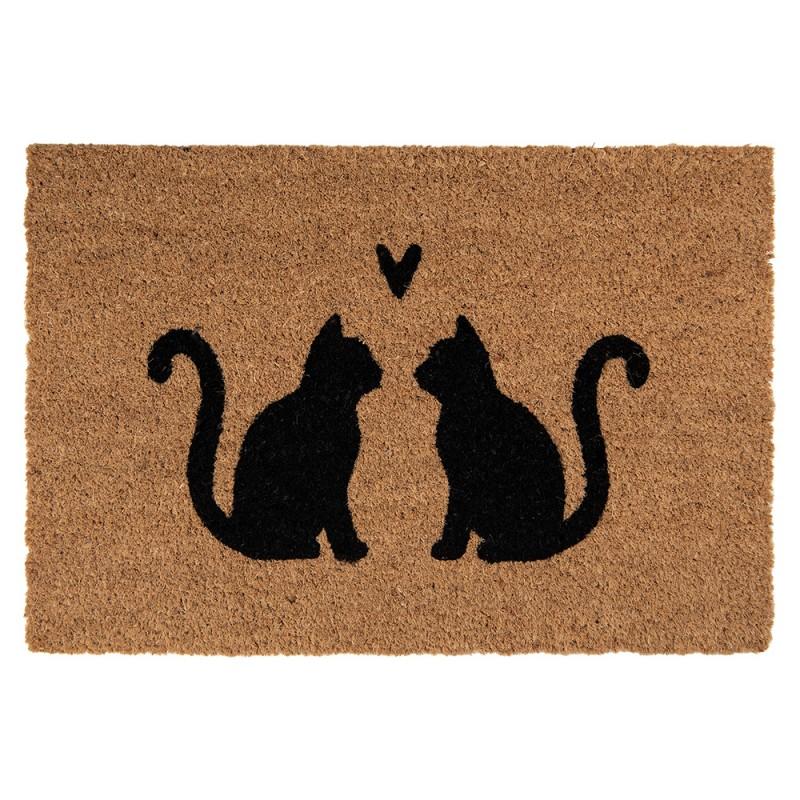 Коврик придверный "Две кошки"