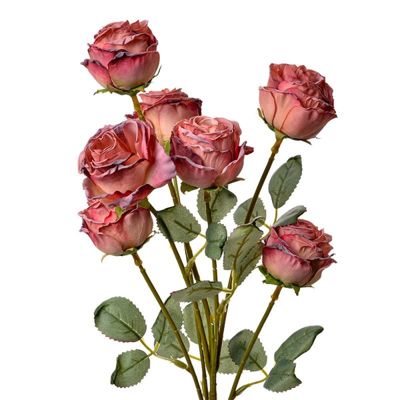 Ветка розы в античном стиле (коралл)