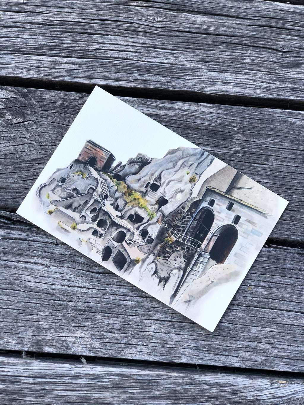 Postcard Vardzia