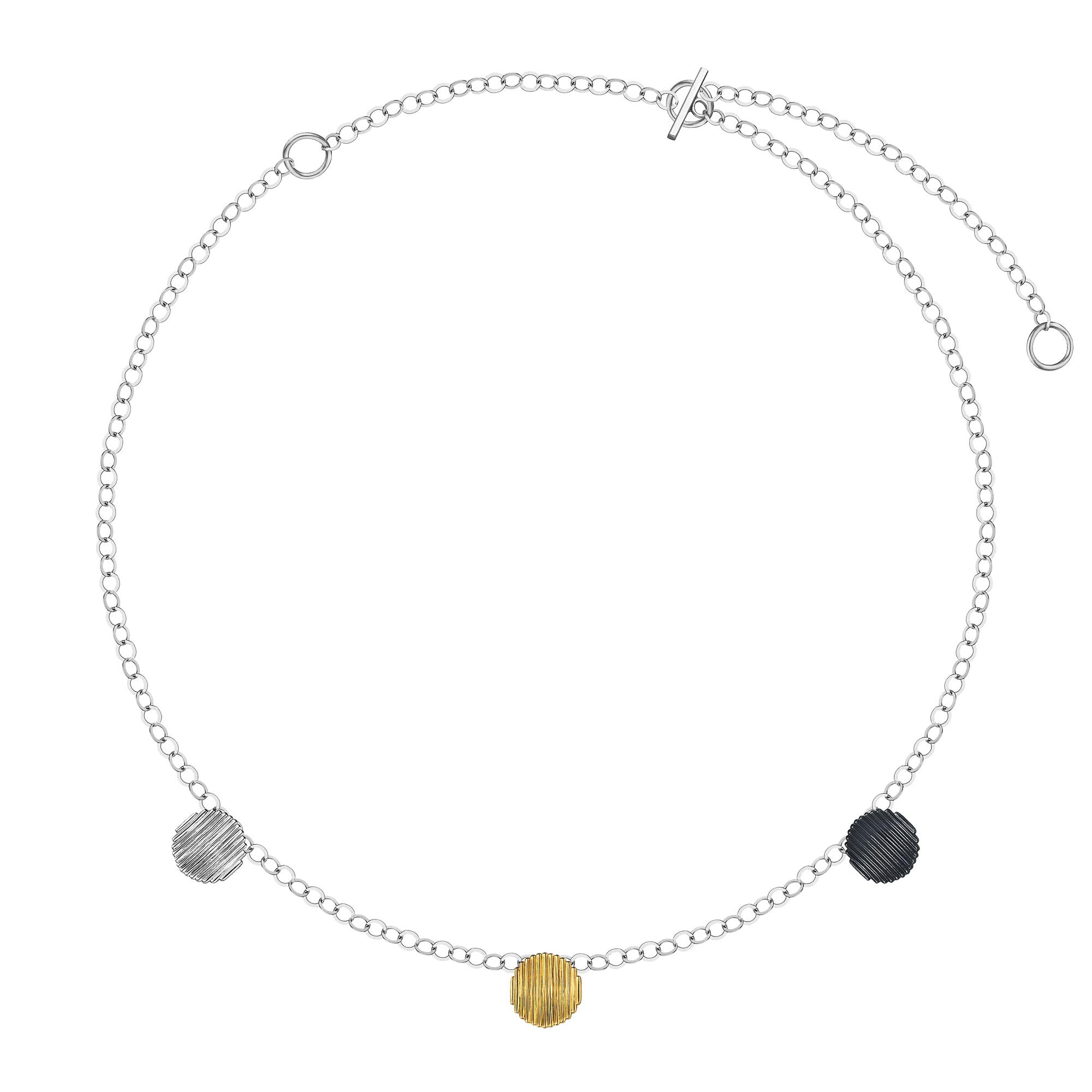 MINE Колье с серебряной цепочкой