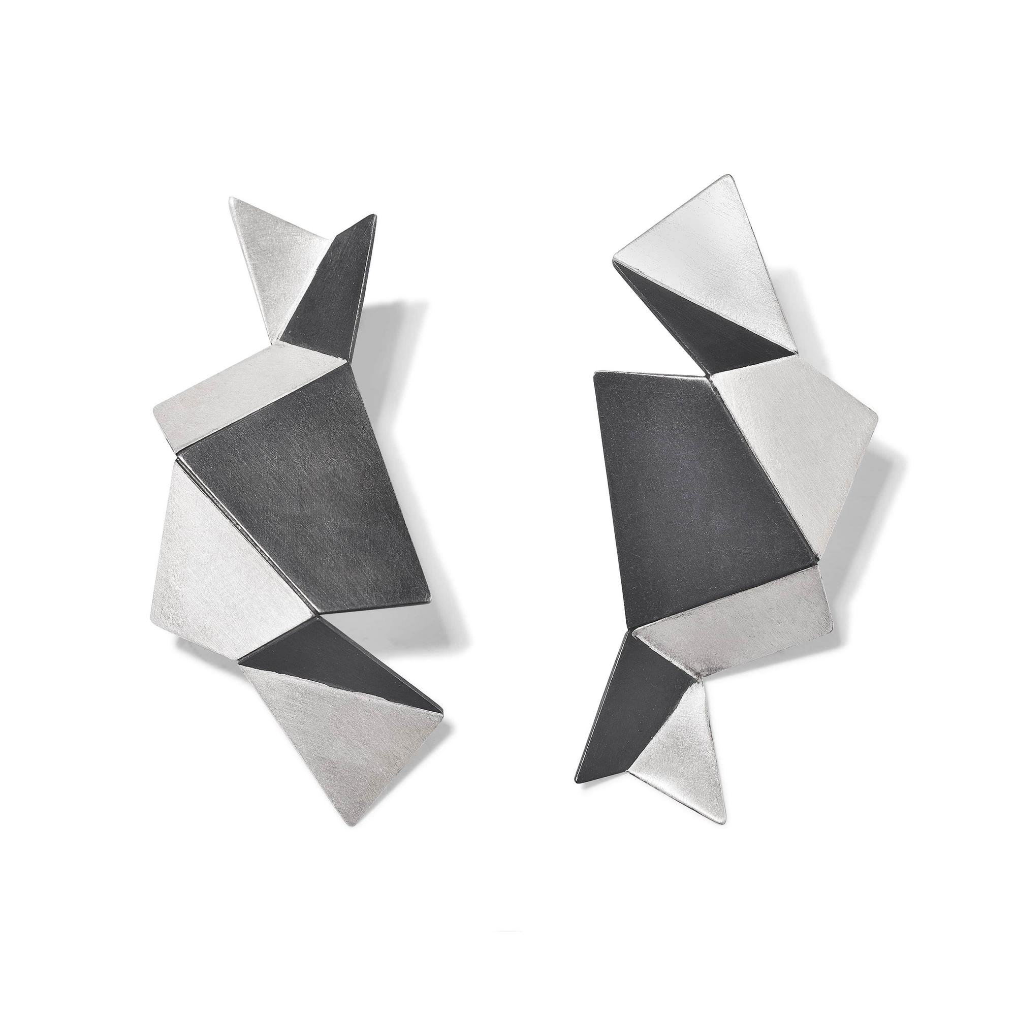 Burcu Büyükünal Крупные серьги Origami