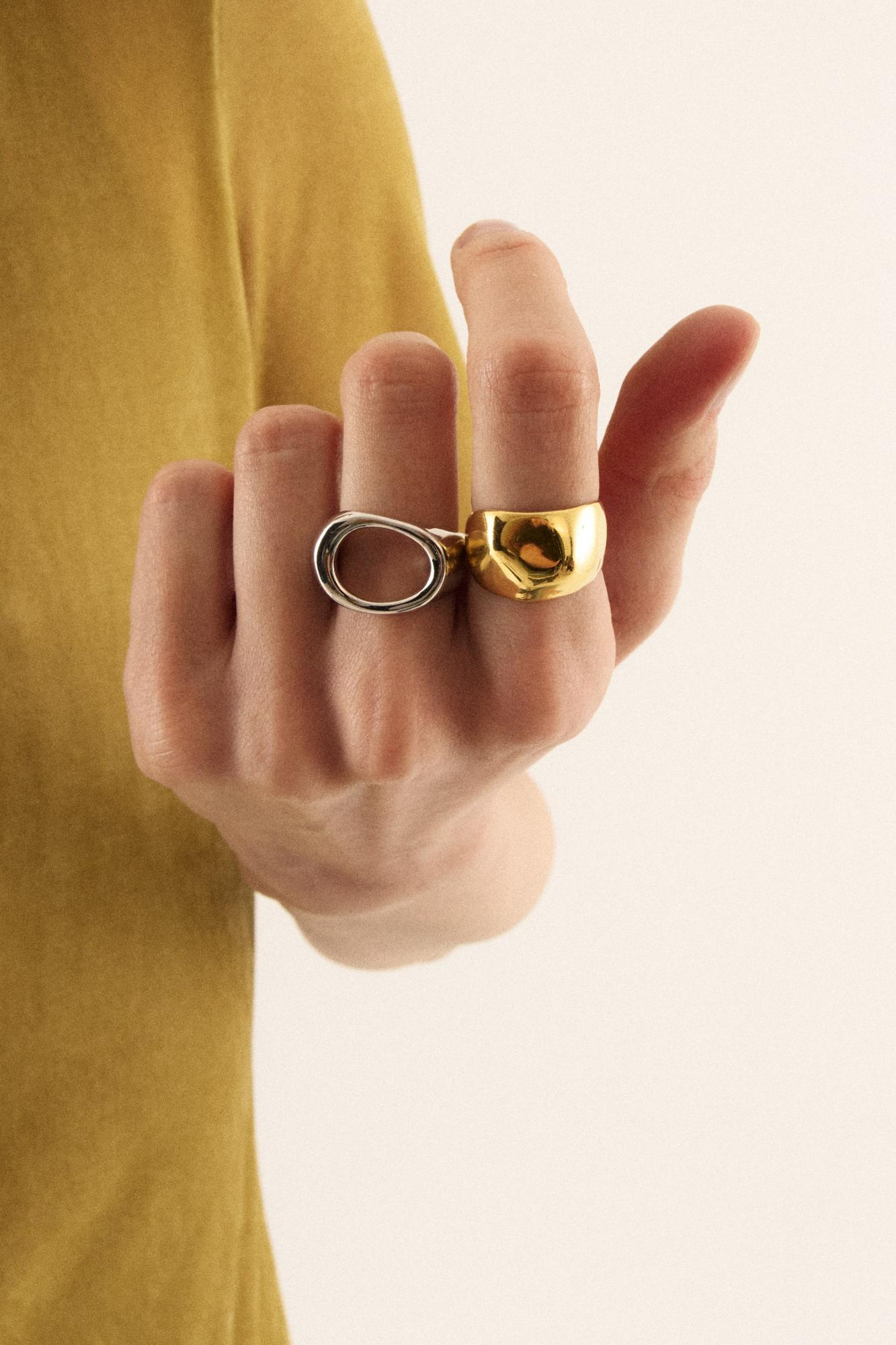 M.O.D Кольцо Fluid в серебре