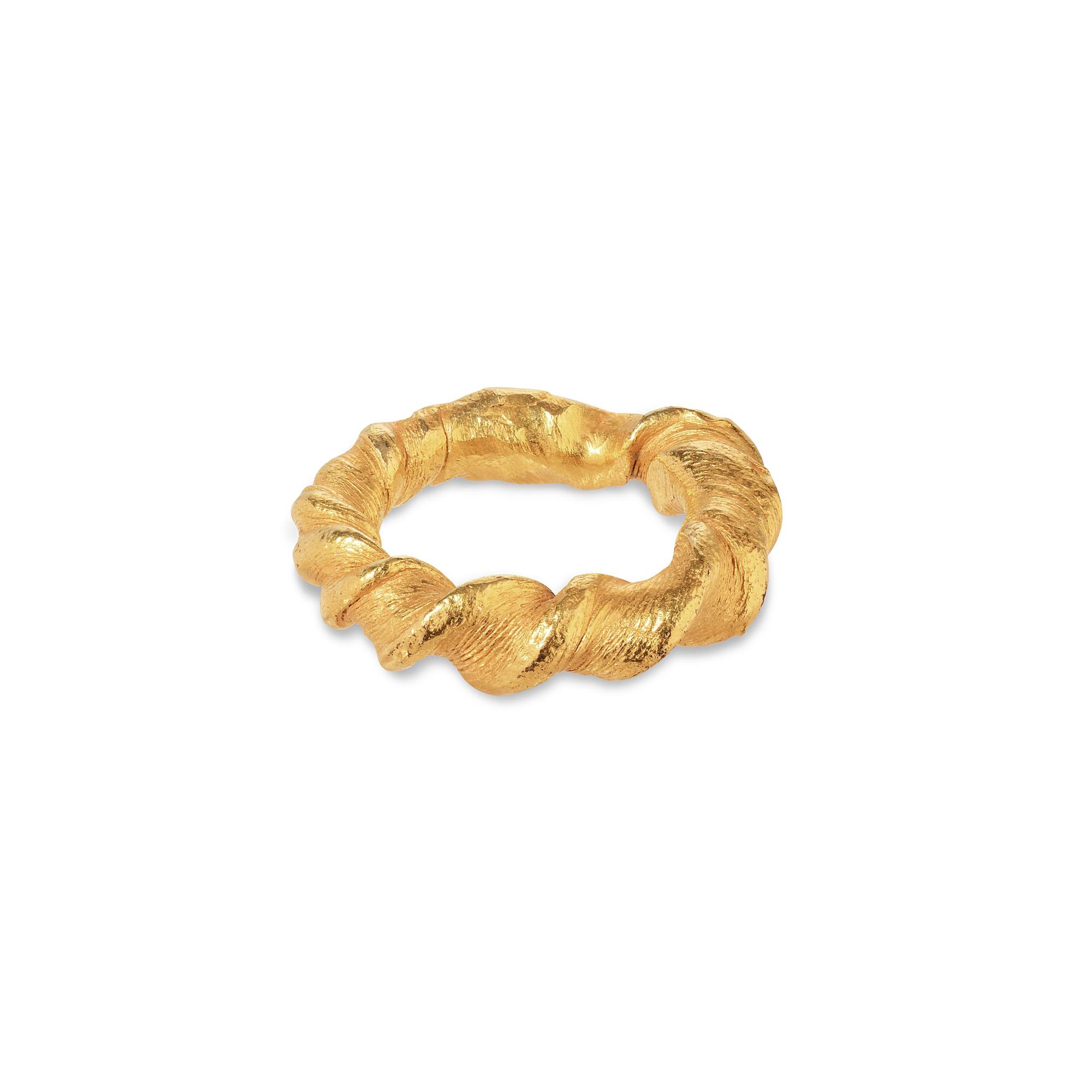 Verėvkina Treasures Малое крученое кольцо в позолоте