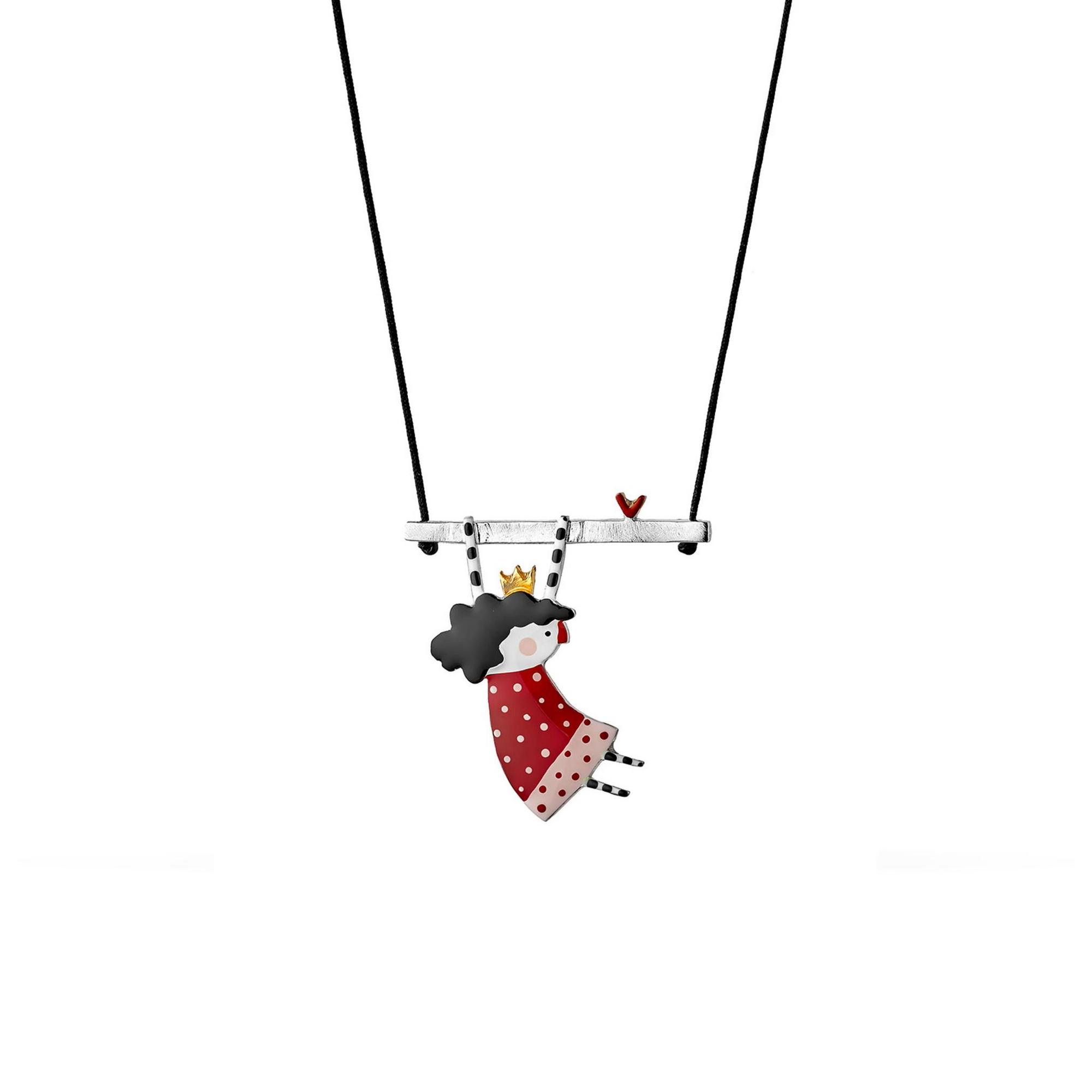 Kiss The Frog Studio Кулон на шнурке Влюбленная принцесса