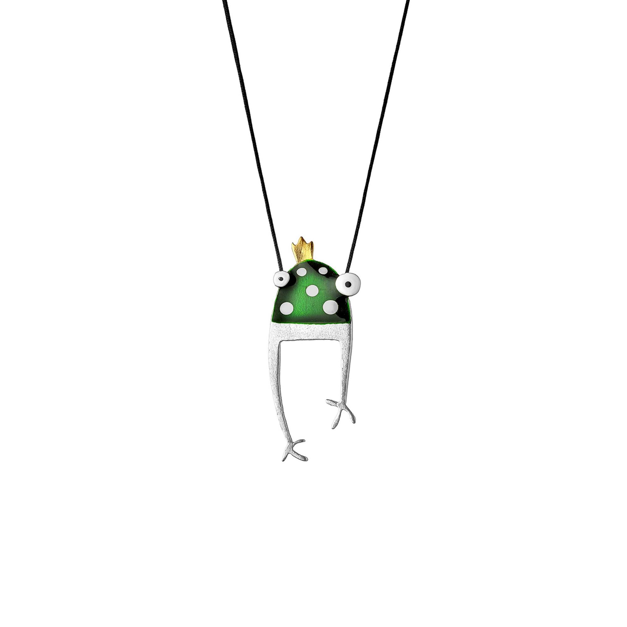 Kiss The Frog Studio Кулон на шнурке Мистер Фрог III