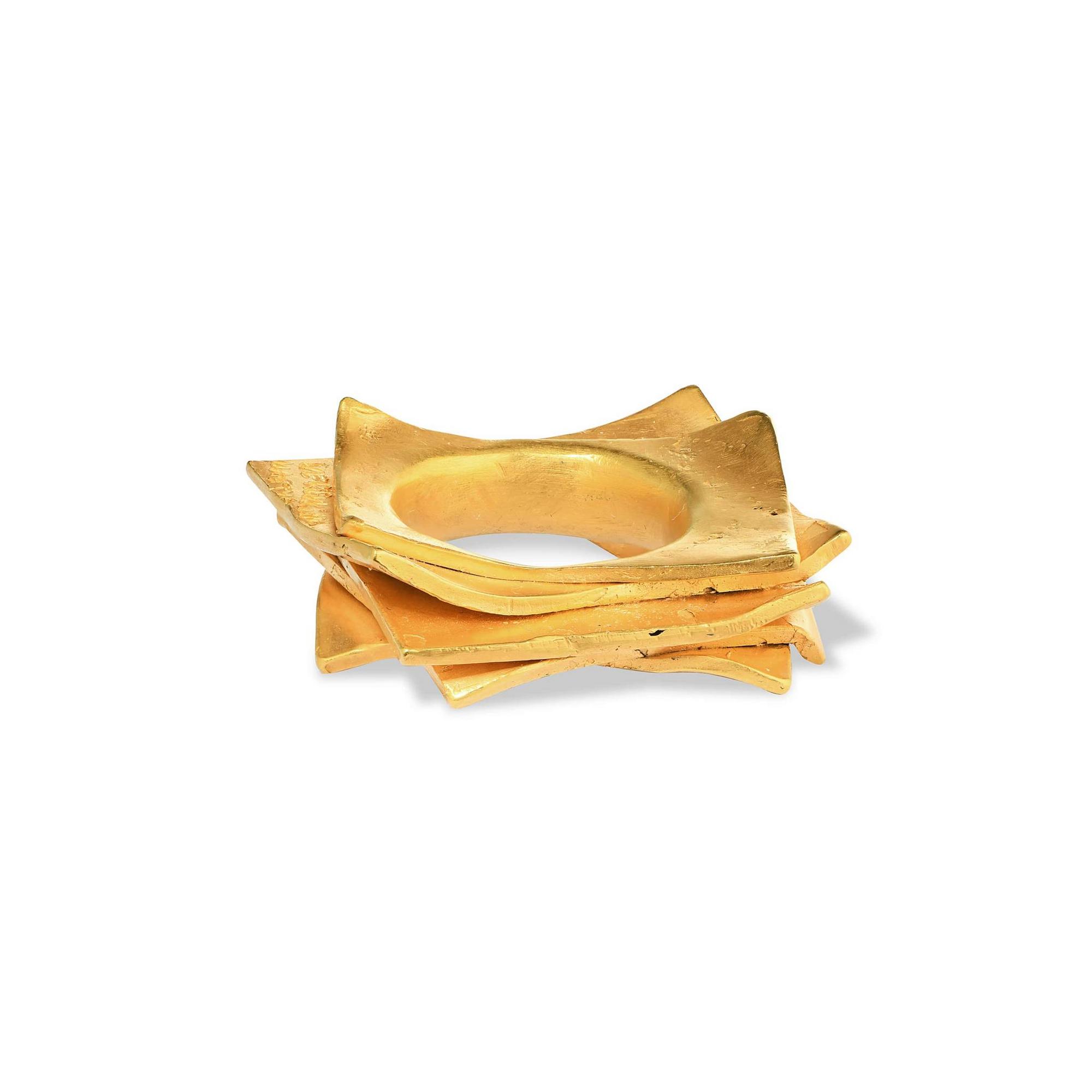 Verėvkina Treasures Кольцо Слои в позолоте