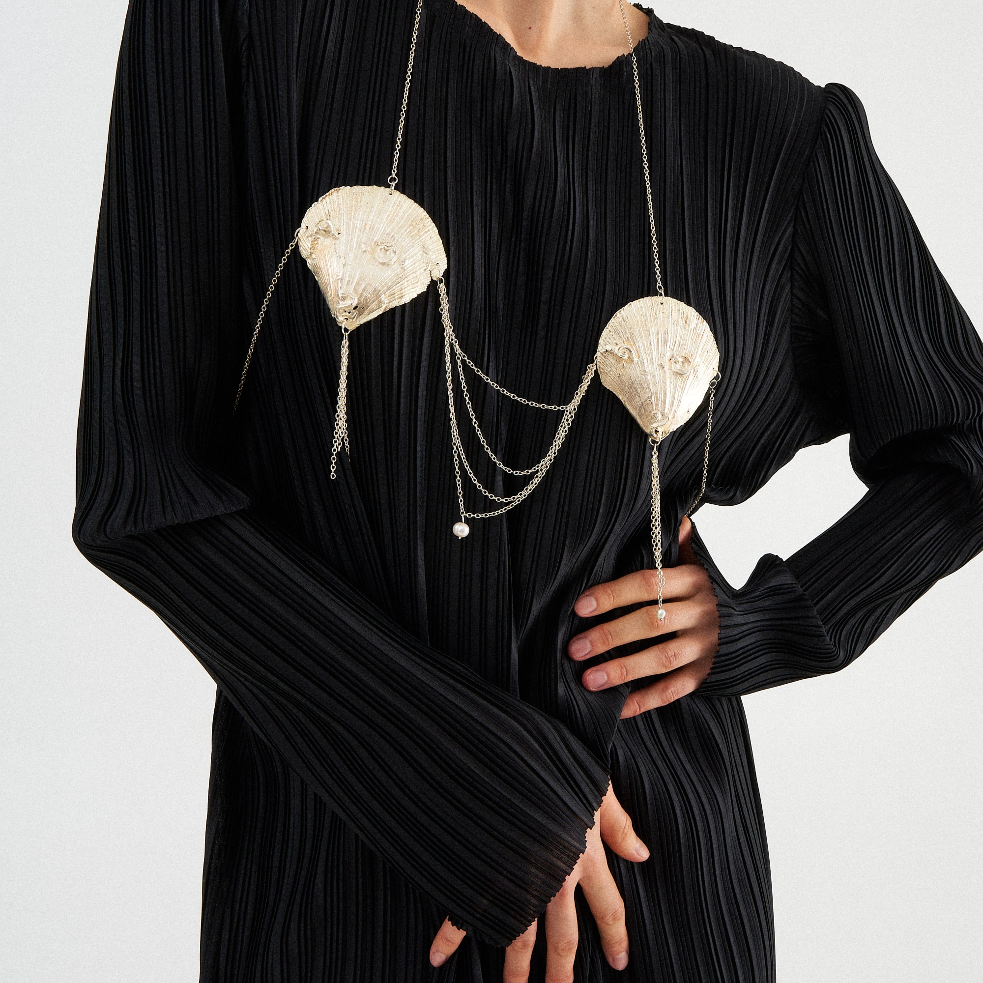 Sergacheva Jewelry Бра с ракушками и жемчугом