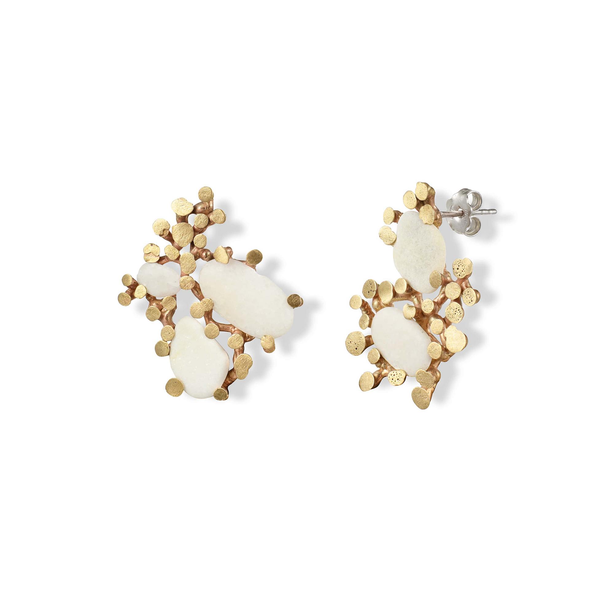 Burcu Büyükünal Серьги с галькой