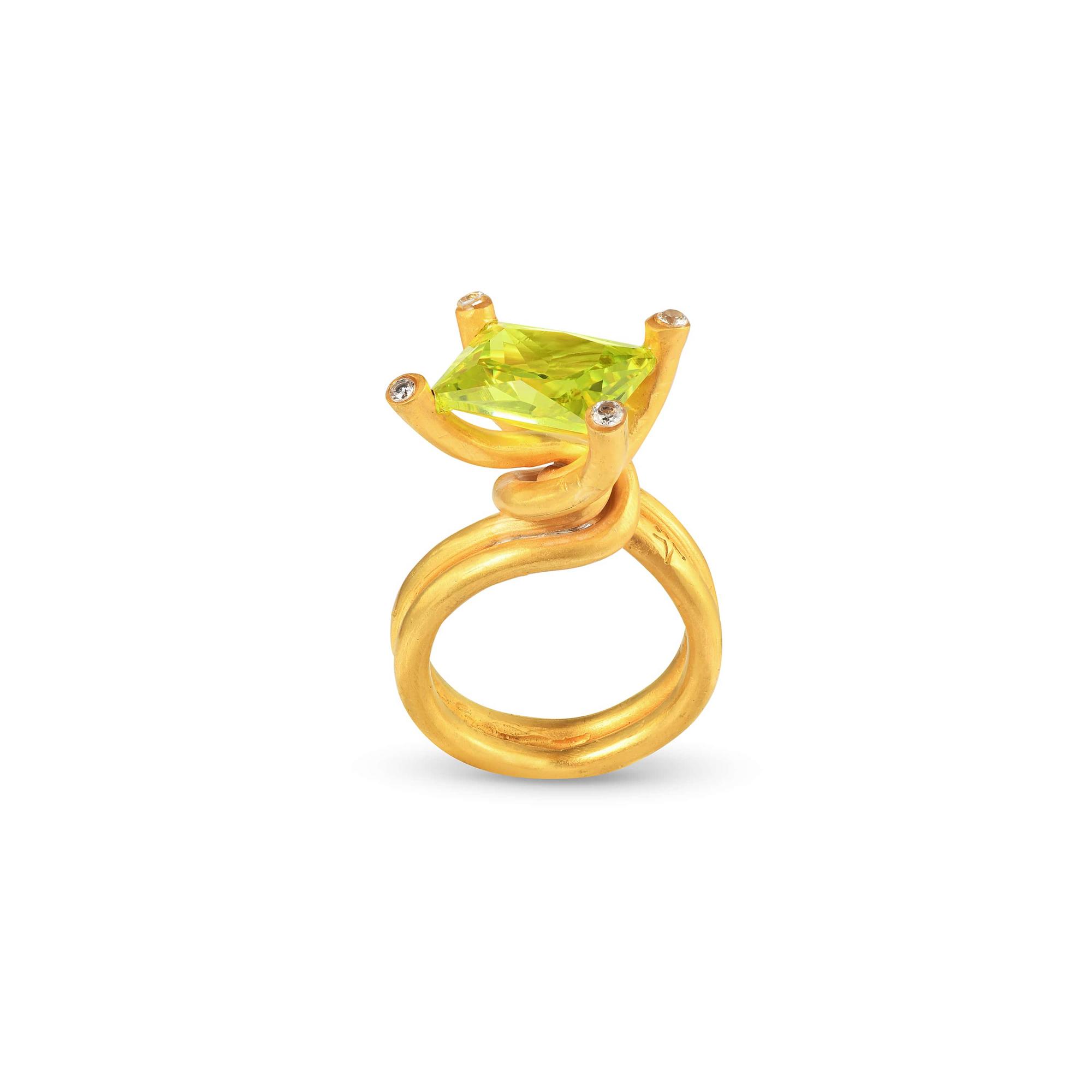Verėvkina Treasures Кольцо Лимонный лед