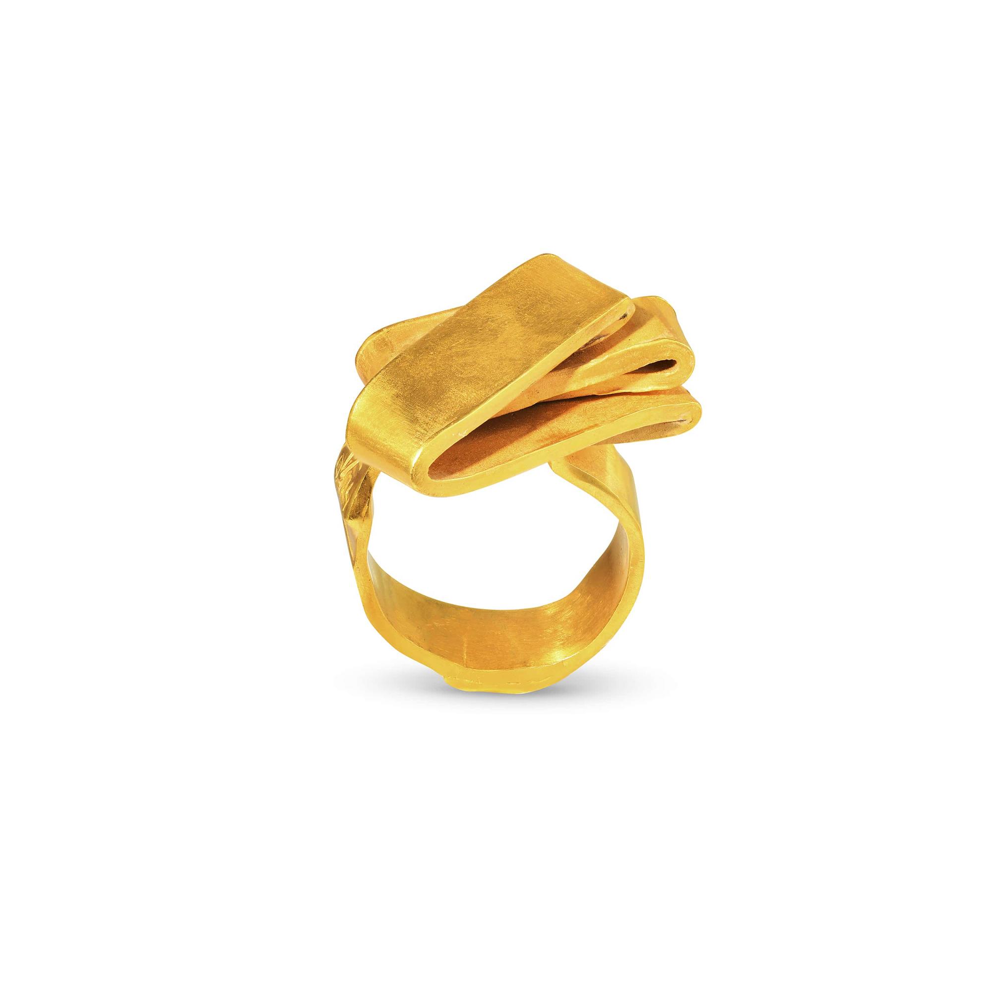 Verėvkina Treasures Кольцо Слойка в позолоте
