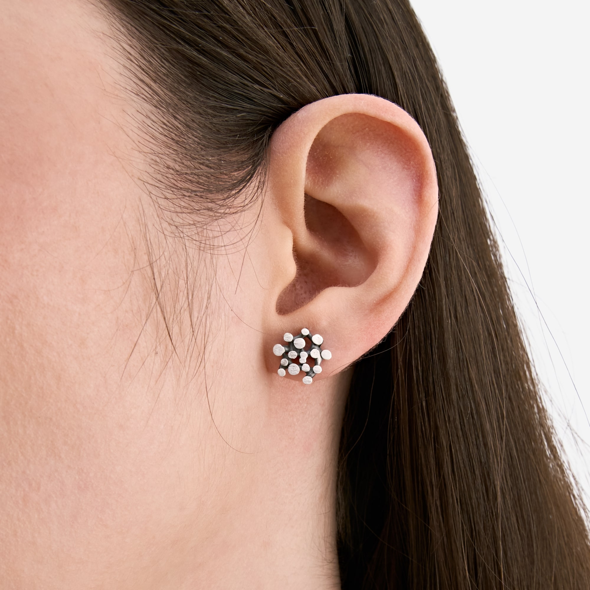 Burcu Büyükünal Серьги-пусеты Glimpse Solitares