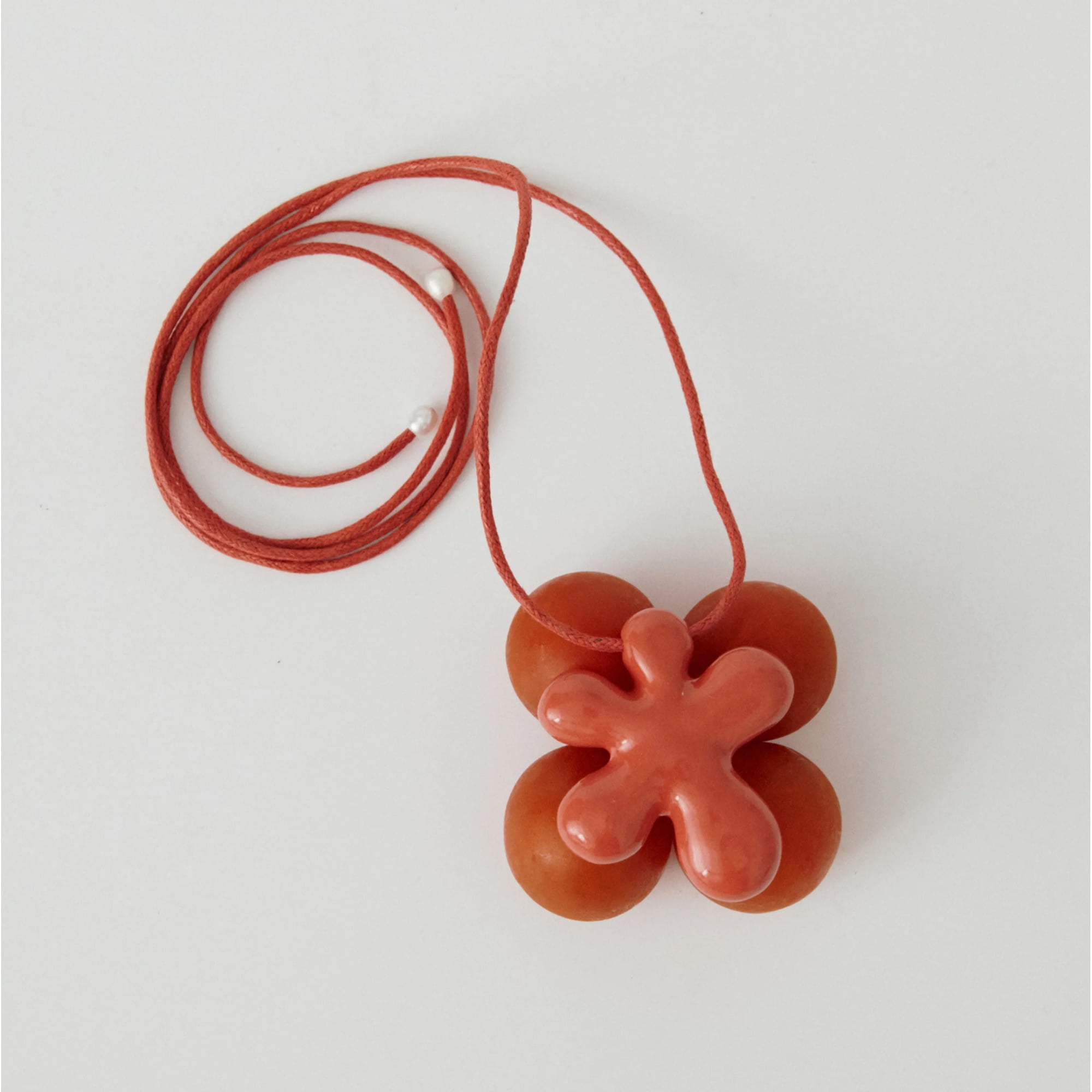 Zotov A&Y Jewellery Подвеска Flower красная