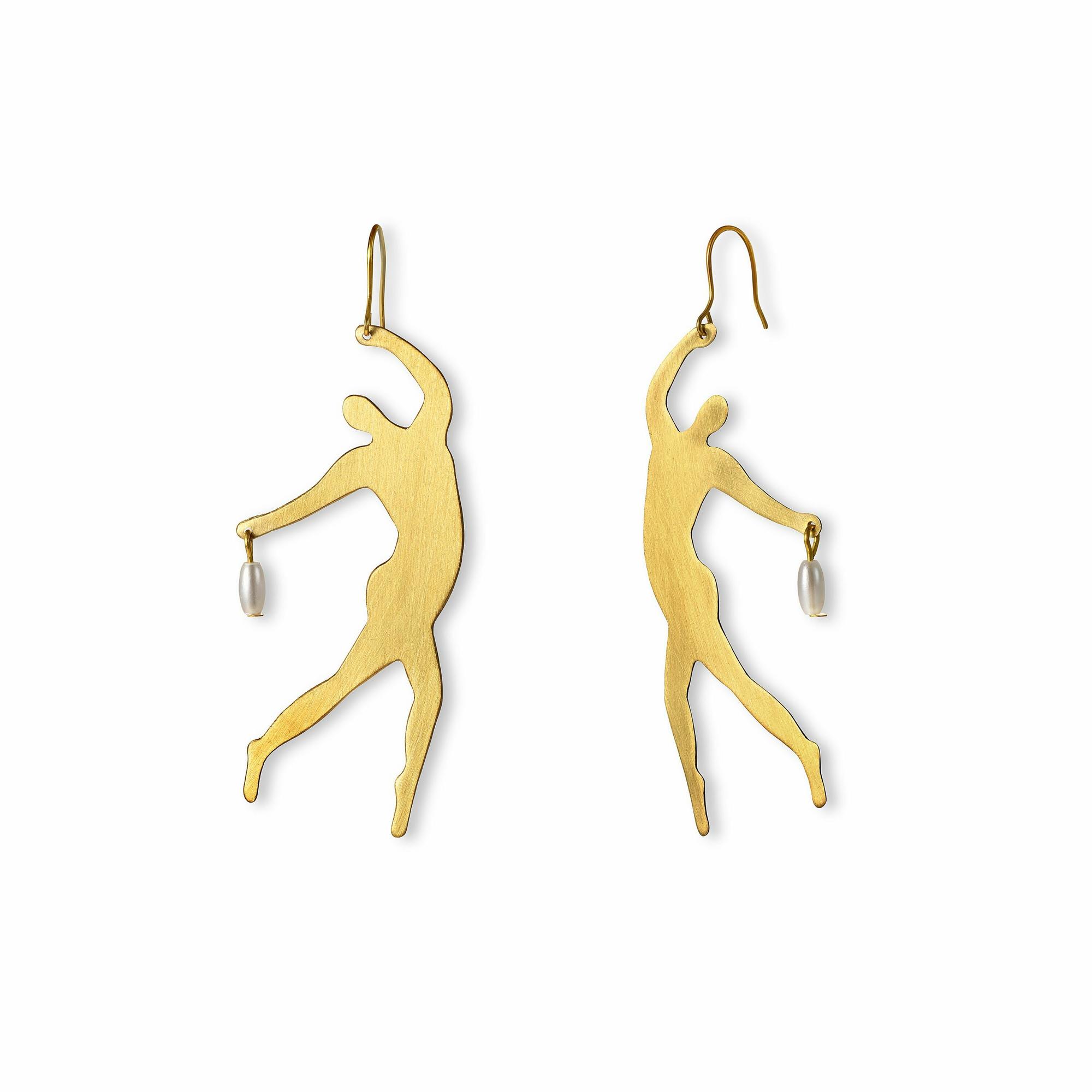 Sarafan Jewelry Серьги Танец по графике Анри Матисса